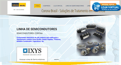 Desktop Screenshot of coronabrasil.com.br